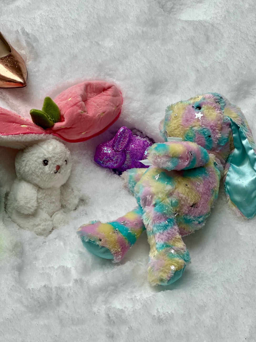 A stuffed animals on a white surface
AI-generated content may be incorrect.